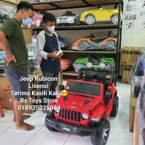 JWR 555 Merah Jeep Rubicon Lisensi