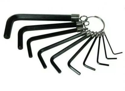 VICO- Kunci L Hitam 10PC
