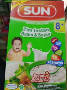 SUN 8+ Tim Instan Ayam & Sayur