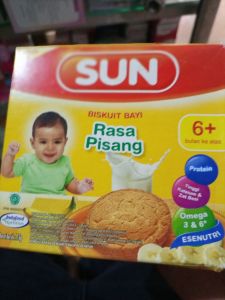SUN 6+ Biskuit Bayi Pisang
