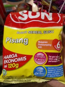 SUN 6+ Sereal Pisang Ekonomis 120gr