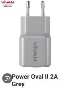 CHARGER VIVAN MICRO POWER OVAL II 2A SILVER