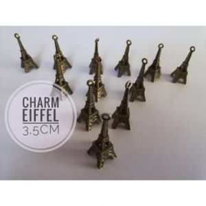 (perbiji) Charm eiffel 3,5cm warna tembaga hiasan accesories bahan craft kerajinan