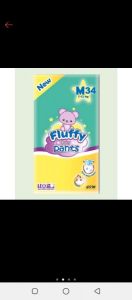 Fluffy Baby Pants M 34