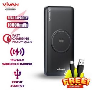 POWER BANK VIVAN WIRELES CHARGING VPB-W11