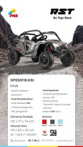 M 9288D Abu Jeep RST Double Dinamo No Garansi 