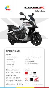 M 199 Putih Motor CB 150X No Garansi 