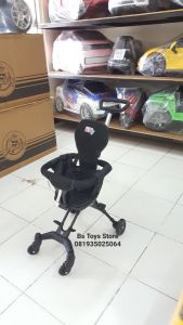 W 668 Hitam Stroller Bagasi Size + Kantong
