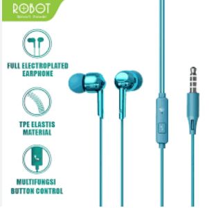HEADSET ROBOT RE40 BIRU MUDA