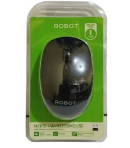 MOUSE WIRELES ROBOT M210S HITAM