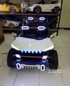 PJ KYZ 8611 Putih Jeep Sport Hummer Ban Karet 4 WD