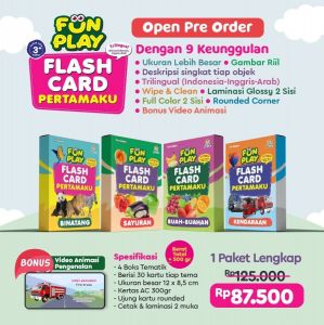 Paket Fun Play Flash Card Pertamaku