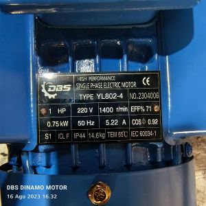 1Hp 1450Rpm 1Phase DBS
