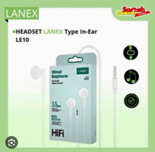 HEADSET LANEX LE01 PUTIH