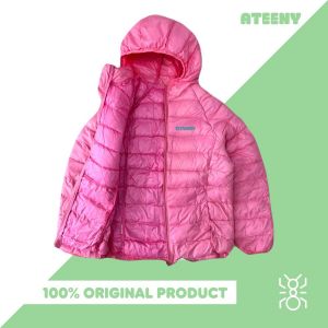 Jaket Anak Ateeny Pika Puffer Jacket - Pink Size L