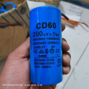 Kapasitor starting 200uF