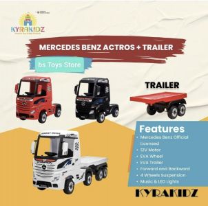 KYZ 51 Putih Actros + Gandengan 