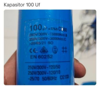 Kapasitor Starting 100uF