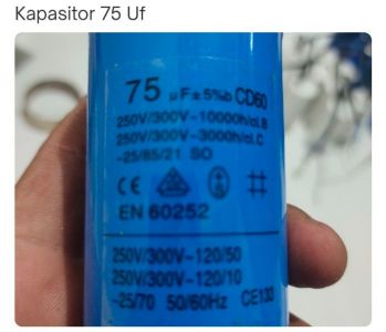 Kapasitor Starting 75uF