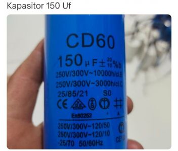 Kapasitor Starting 150uF