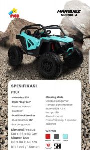 M 9288A Tosca Jeep Marquez 4 wd Ban Plastik 