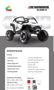 M 9288B Eva Putih Jeep Advender 4 WD Ban Karet