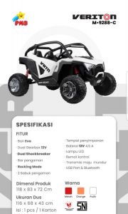 M 9288C Eva Putih Jeep Veriton 2WD Ban Karet