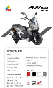 M 299ADV 160 Abu Motor Honda ADV Lisensi No Garansi