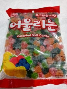 1KG permen assorted soft candy naraya mix fruits.