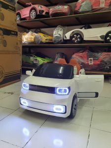 YKT 07 Putih Mobil Aki EV Ban Karet  Double dinamo