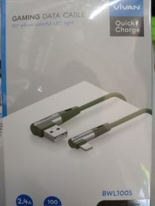 KABEL DATA I PHONE VIVAN GAMING BWL100S