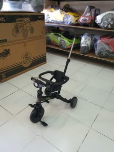 T 32 Hitam Sepeda Stroller 3 in 1 + Pengaman Lingkar