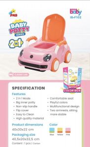F 102 Pink Potty Car Easy To Clean