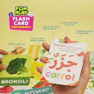 Fun Play Flash Card Pertamaku Sayuran