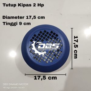 Tutup kipas untuk dinamo 3 phase ( Diameter 17,5cm, Tebal 9cm )