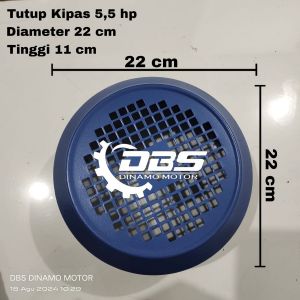 Tutup kipas untuk dinamo 3 phase ( Diameter 22cm, Tebal 11.5cm )