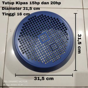 Tutup kipas untuk dinamo 3 phase ( Diameter 31,4cm, Tebal 16,5cm )