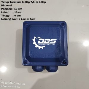 Tutup terminal untuk dinamo 5Hp 7,5Hp 10Hp 3Phase