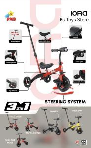 T 30 Stroller Sepeda 3 in 1  Ban Eva 