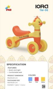 TM 06 Balance Bike/PushBike Bebek Roda 4