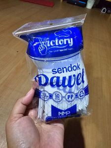 Sendok dawet putih dop @50pc