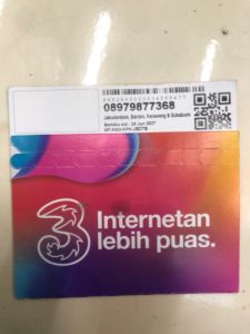 KARTU PERDANA KOSONG TRI / KPK