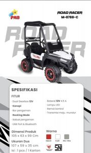 M 8788C Abu  + Kanopi Mobil Aki Road Racer Bisa Ayun