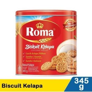 Roma Biskuit Kelapa kaleng 345g
