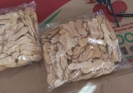 Sendok ice cream kayu TEBAL (500gr)