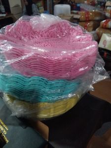 Piring rotan WARNA 22cm
