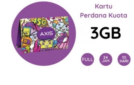 KARTU PERDANA AXIS 3 GB