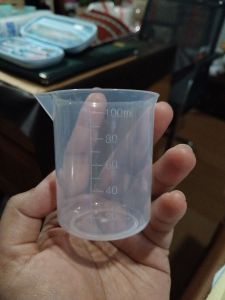 Gelas takar CUP 100ML PENDEK