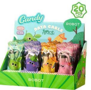 KABEL DATA ROBOT RT-TC100S KEMASAN CANDY