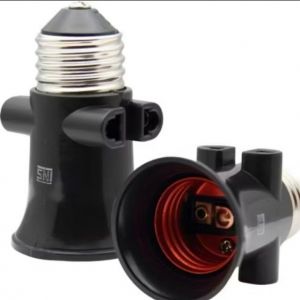 FITTING LAMPU GANTUNG KOMBINASI STOP KONTAK 
